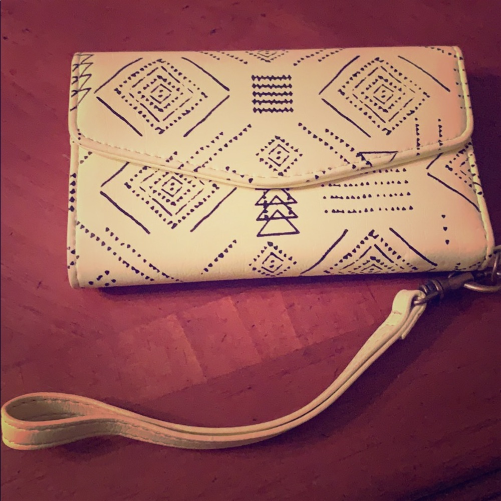 Cute neon yellow wristlet/wallet